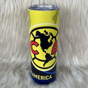Skinny l Tumbler l  20oz l Club Aguilas del America l  stainless steel l